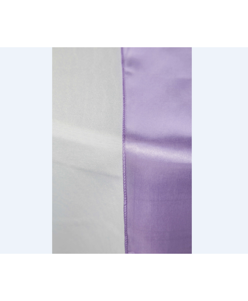 Location - Chemin de table - Satin - parme