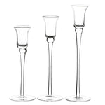 Location - Lot de 3 photophores sur pied pour bougie