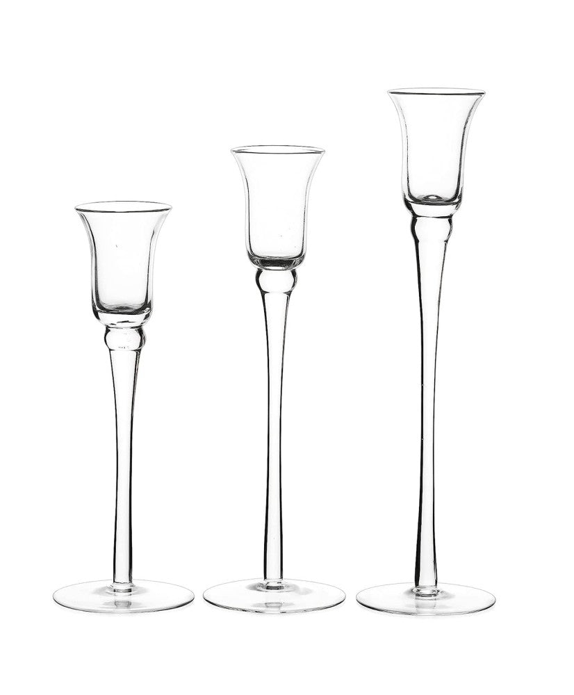 Location - Lot de 3 photophores sur pied pour bougie