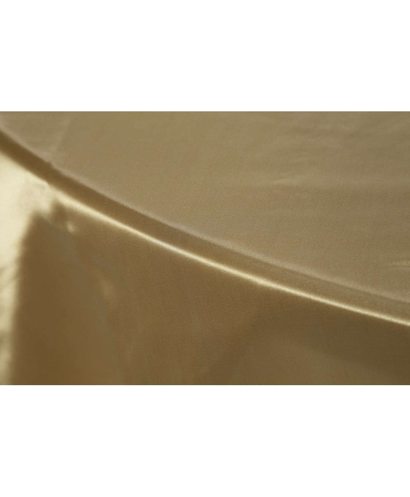 Location - Nappe de table satin ronde 280 cm - Or