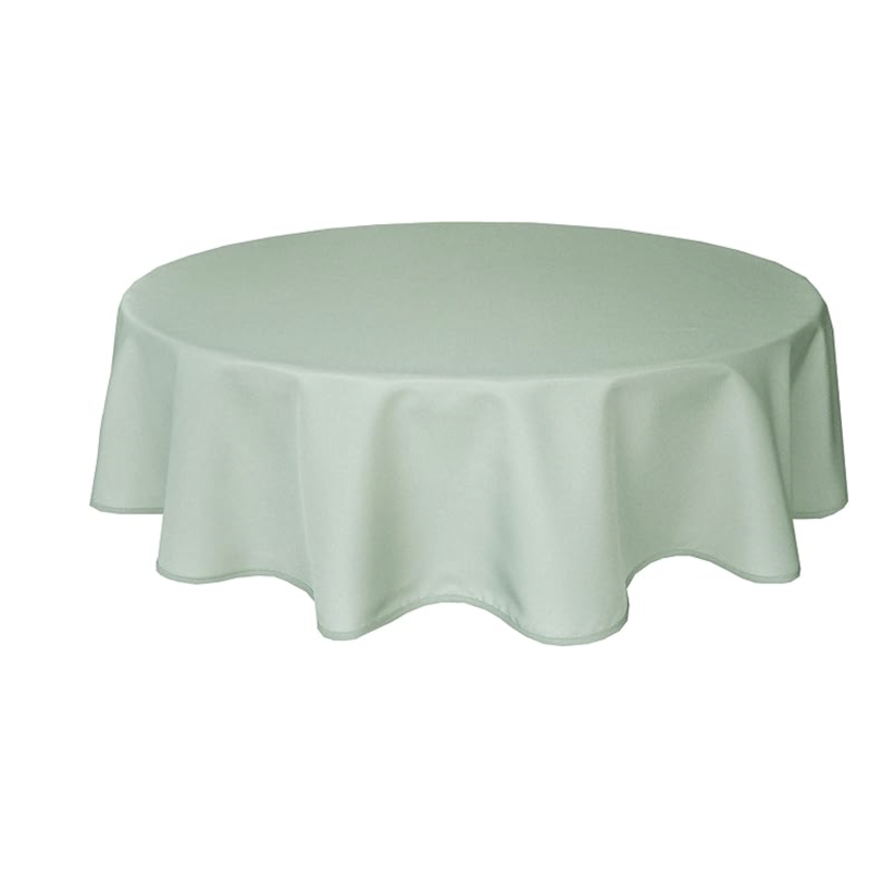 Location - Nappe Table ronde unie 280 cm - vert sauge