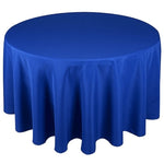 Location - Nappe Table ronde unie 280 cm - bleu roi
