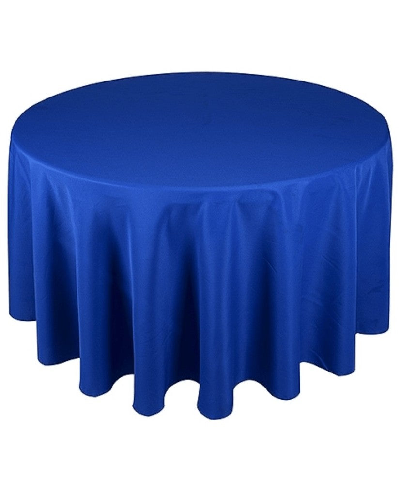 Location - Nappe Table ronde unie 280 cm - bleu roi