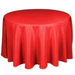 Location - Nappe Table ronde unie 280cm - rouge
