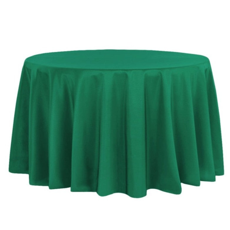 Location - Nappe Table ronde unie 280cm - Vert Émeraude