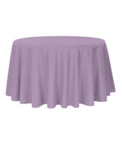 Location - Nappe ronde unie 280 cm - parme