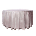 Location - Nappe table Velours Ronde 280cm - Nude