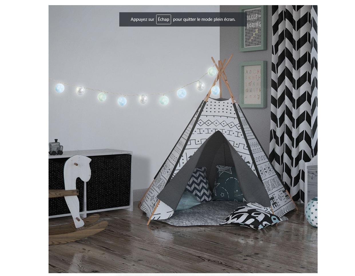 Location - Guirlande Lumineuse 10 LED Boule Céleste 192 Cm