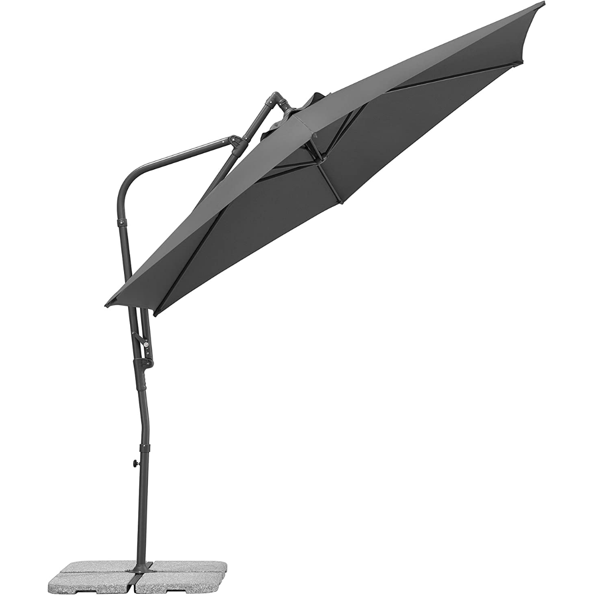 Location - Parasol déporté Anthracite 300 cm de diamètre
