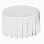 Location - Nappe Table ronde blanche 280cm