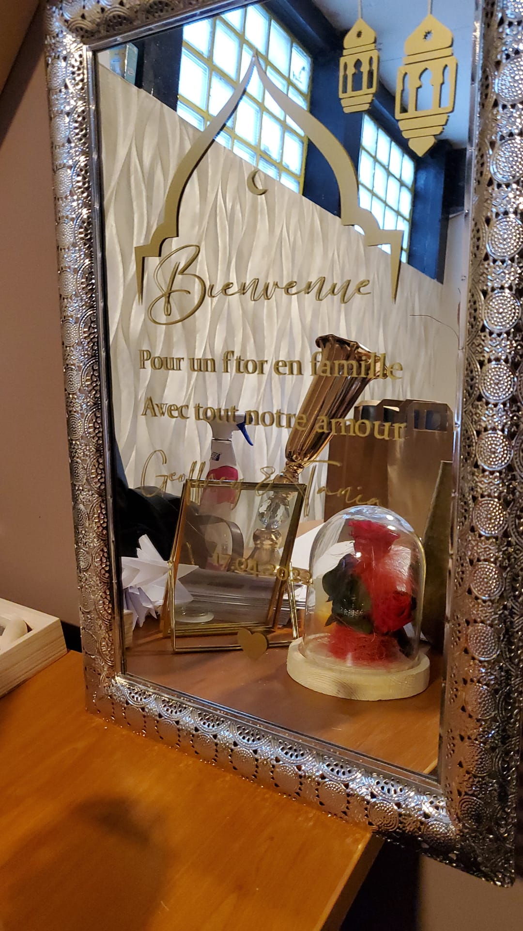 Location - Welcome TO - MIROIR [A personnaliser]