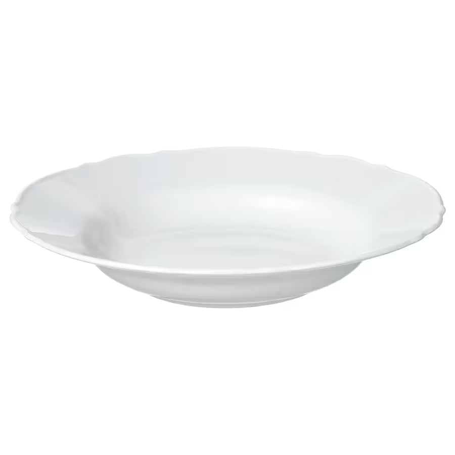 Location - Grande assiette creuse premium ronde blanche [GACPRB]