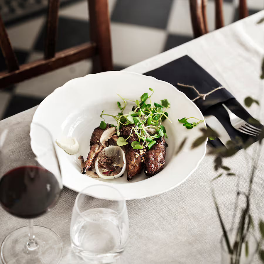 Location - Grande assiette creuse premium ronde blanche [GACPRB]