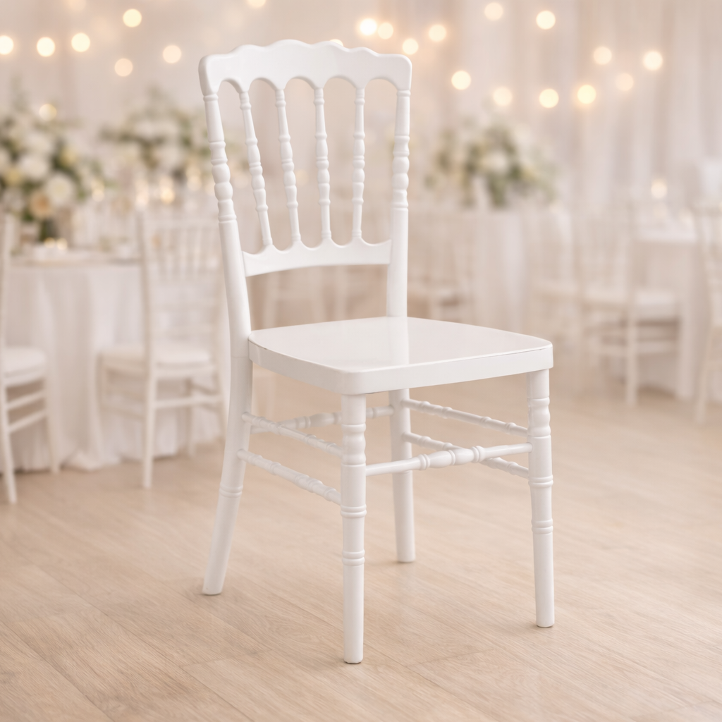 Location - Chaise Napoléon Blanche [CNBP]