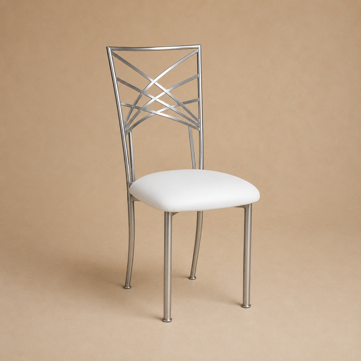 Location - Chaise de réception argent – TEKA [CHARECTEK1]