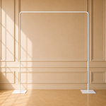 Location – Arche Carrée en Métal Blanc 220 cm x 200 cm