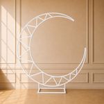 Location – Arche Lune en Métal Blanc 1,9 m x 1,8 m