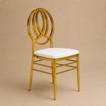 Location - Chaise médaillon croisé dorée – JOKA [CHAMEDJOK1]