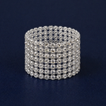 Location - Rond de serviette strass argenté [RDSSTRAARG]