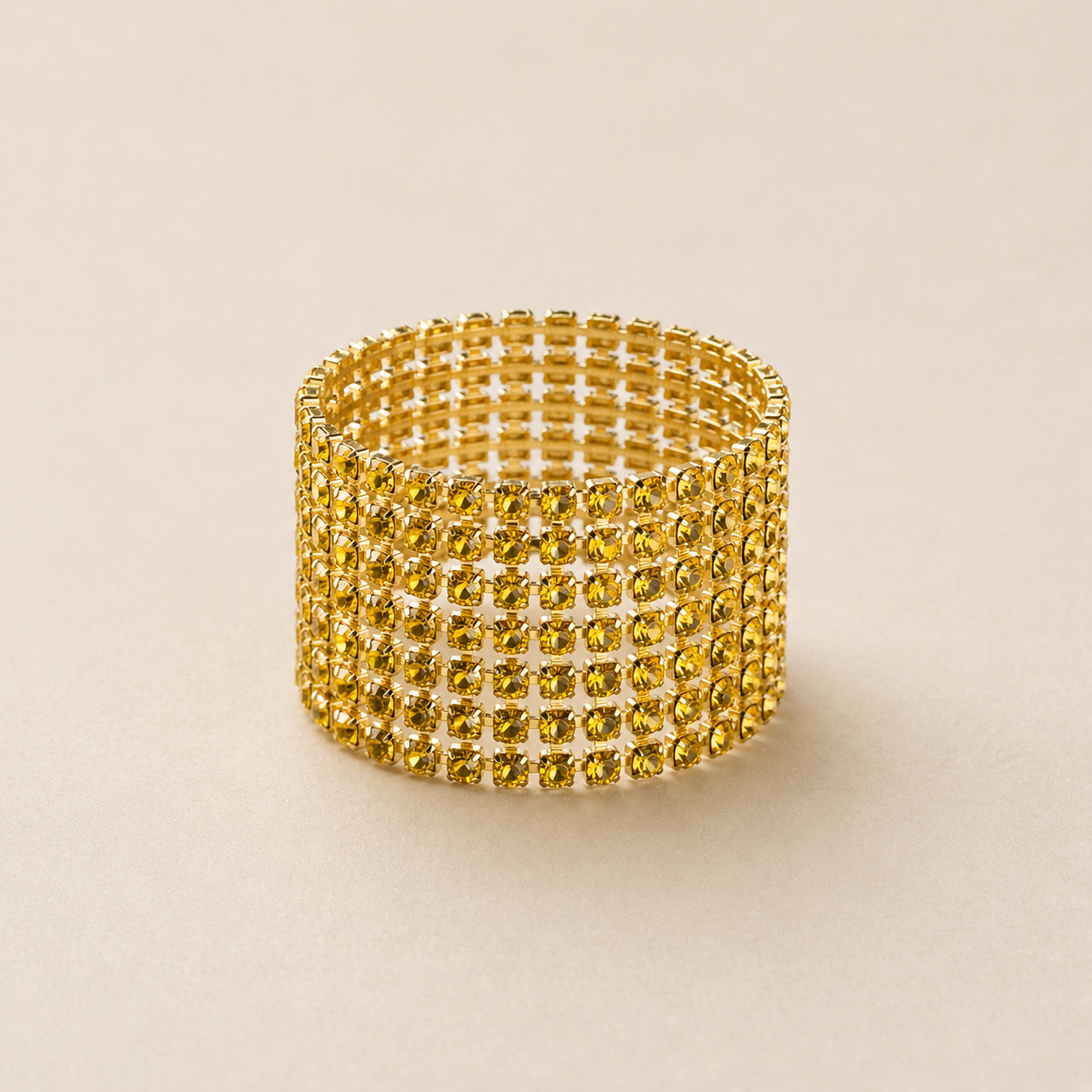 Location - Rond de serviette strass Or [RDSSTRADOR]