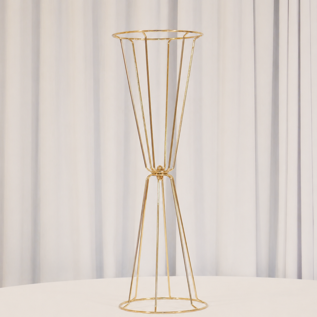 Location - Vase Trompette Or 60 cm [VSTRPO60]