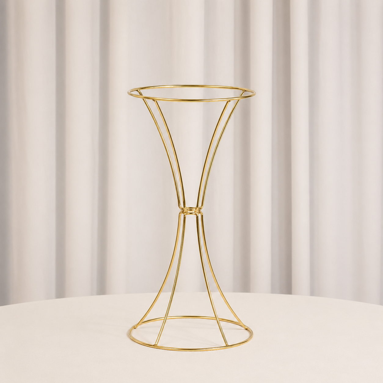 Location - Vase Trompette Or 33 cm [VSTRPO33]