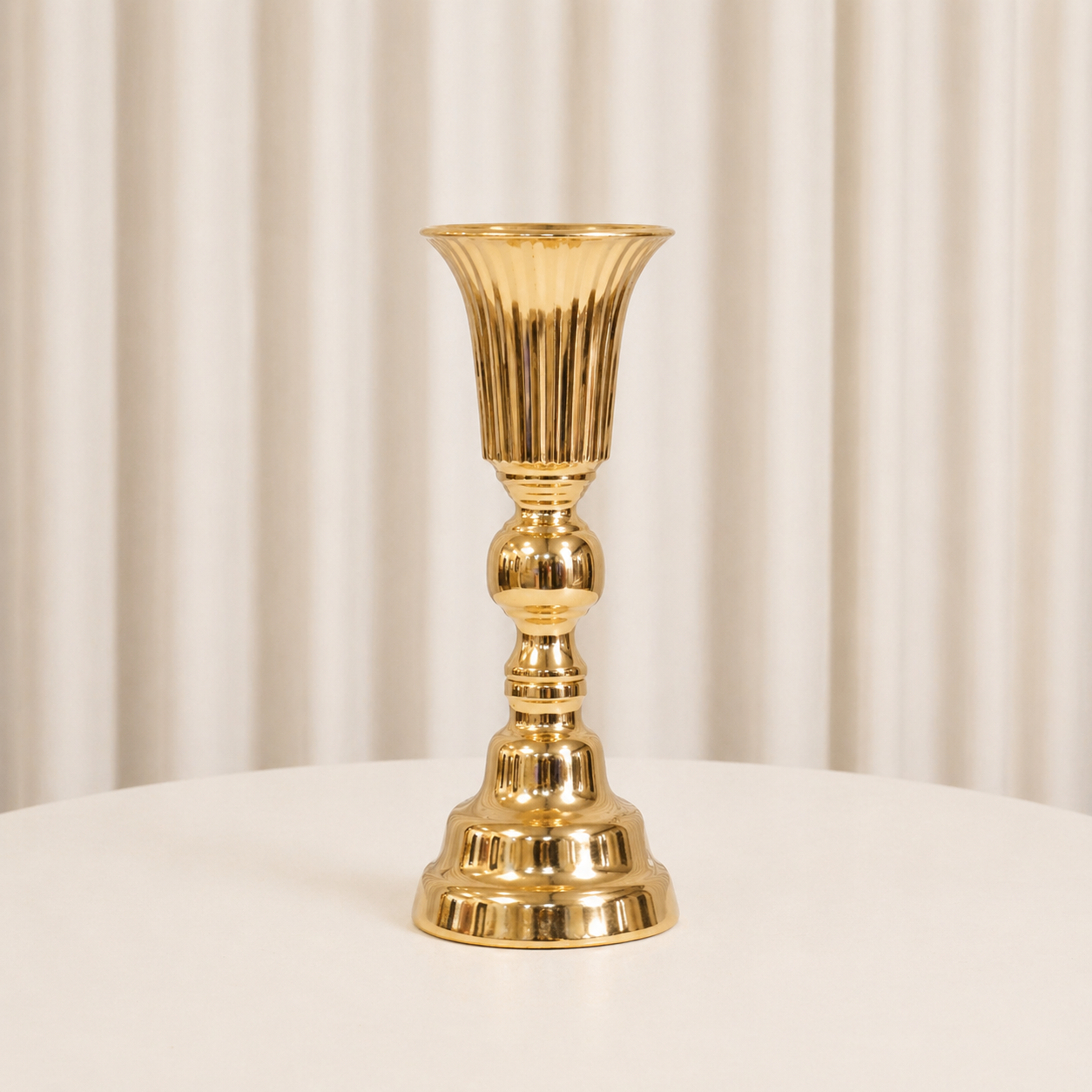Location - Centre de table Trompette Or 32 cm [CTTRPO32]