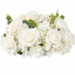Location - Demie boule de fleurs Artificielles 40cm - blanche [FDB40RBLA]