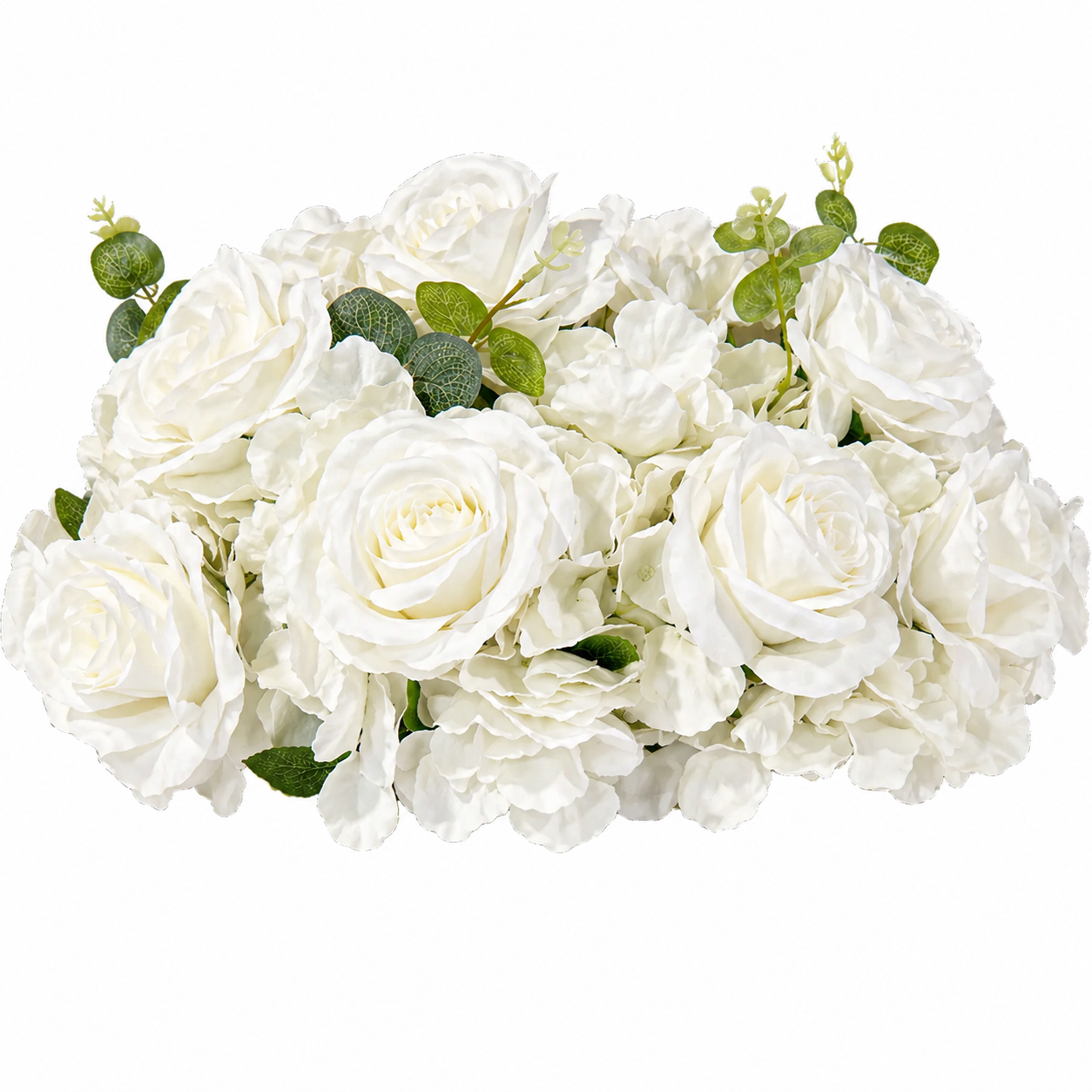 Location - Demie boule de fleurs Artificielles 40cm - blanche [FDB40RBLA]