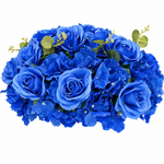 Location - Demie boule de fleurs Artificielles 40cm - bleu [FDB40RBLE]
