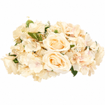 Location - Demie boule de fleurs Artificielles 40cm - champagne [FDB40RCHA]