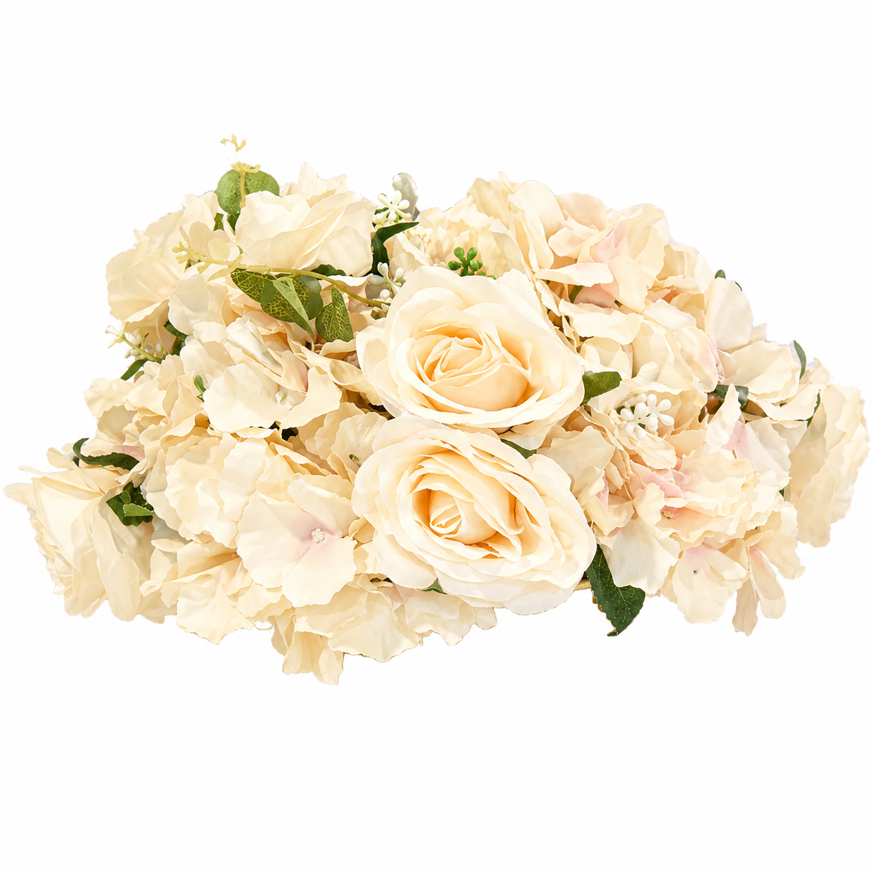 Location - Demie boule de fleurs Artificielles 40cm - champagne [FDB40RCHA]