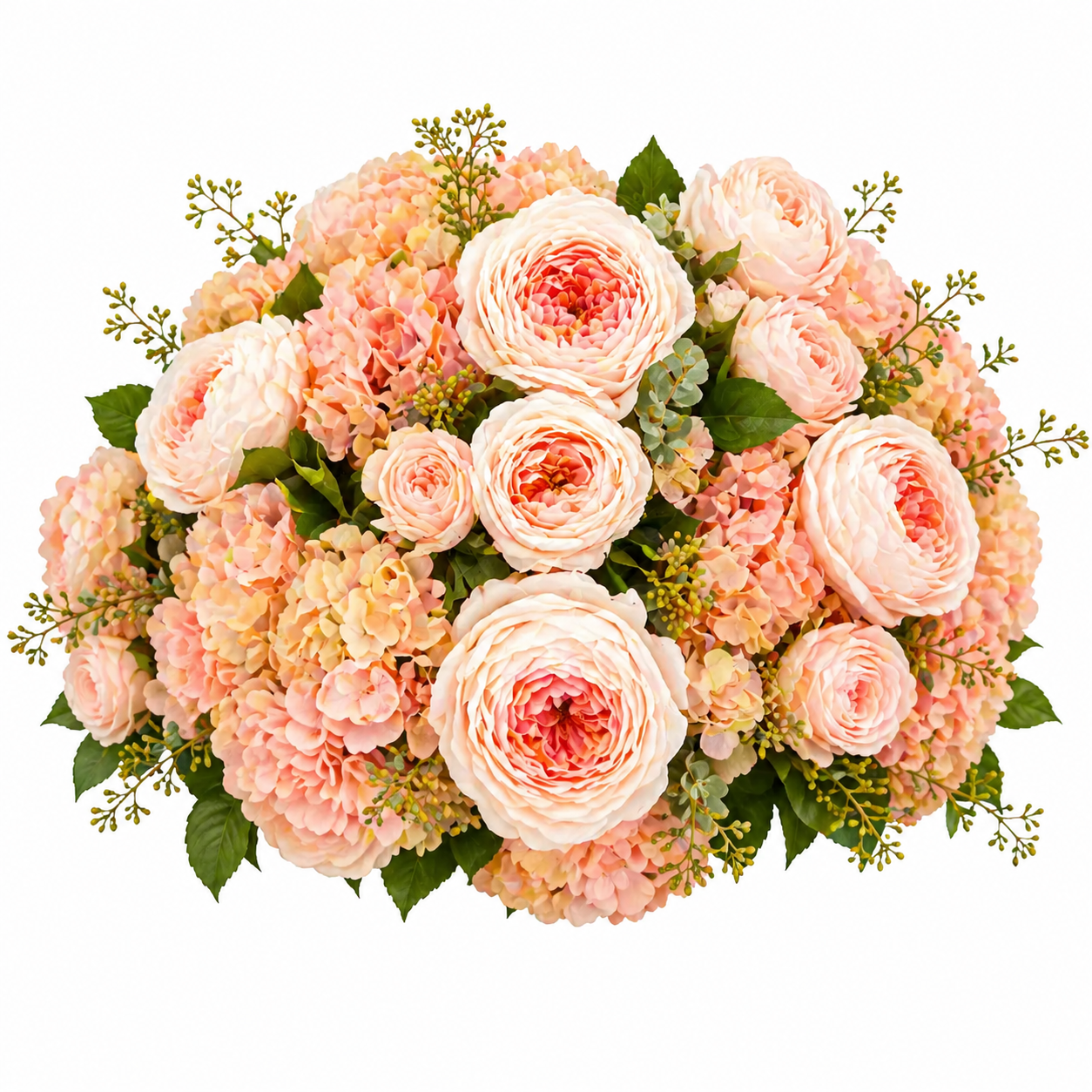 Location - Boule de fleurs Artificielles rose 35cm [FBDFRO35ROS]