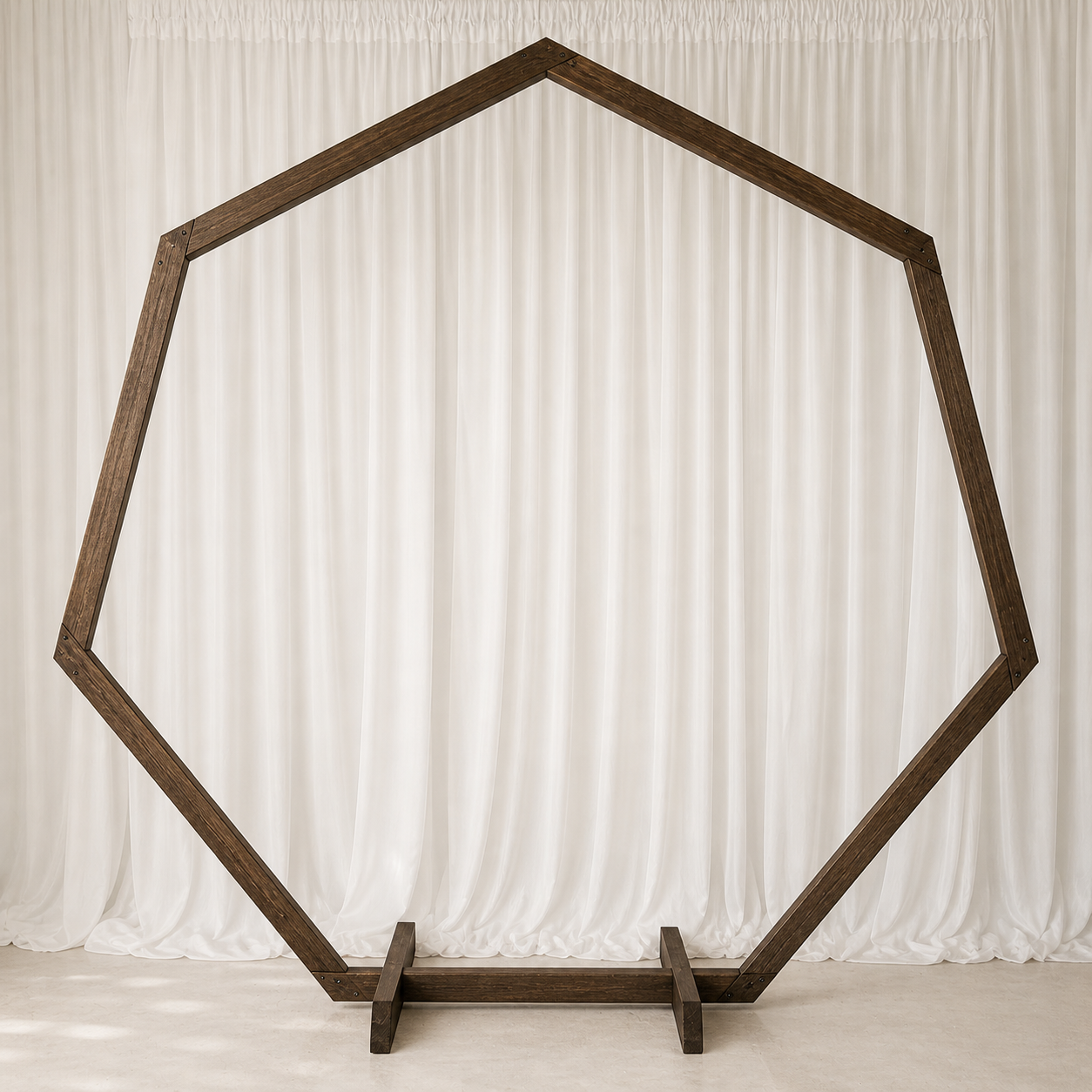 Location - Arche hexagonale en bois - 230cm