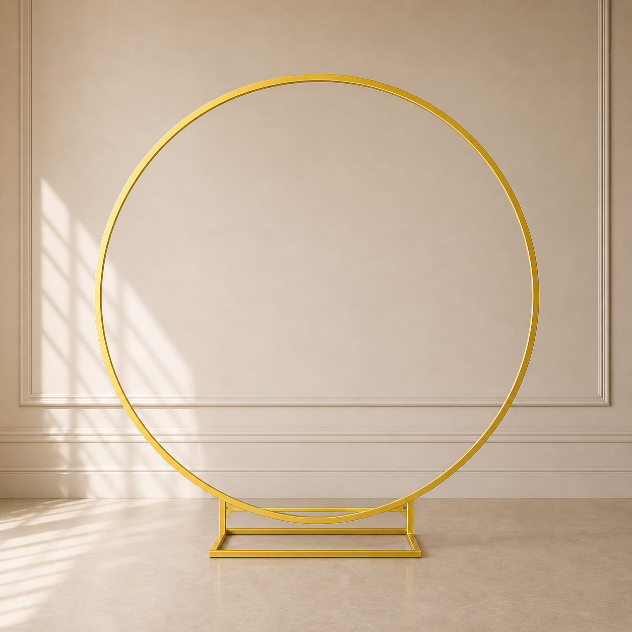 Location - Arche Ronde en Métal doré - 200cm