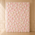 Location - Mur de Fleurs 3D hortensia piquée de pivoines 180cm x 160cm