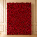 Location - Mur de Fleurs Rouge Intense (1,80 m x 1,60 m)