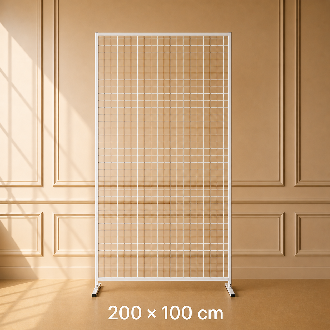 Location - Support mur de fleurs Rectangulaire 200cm x 100cm Blanc