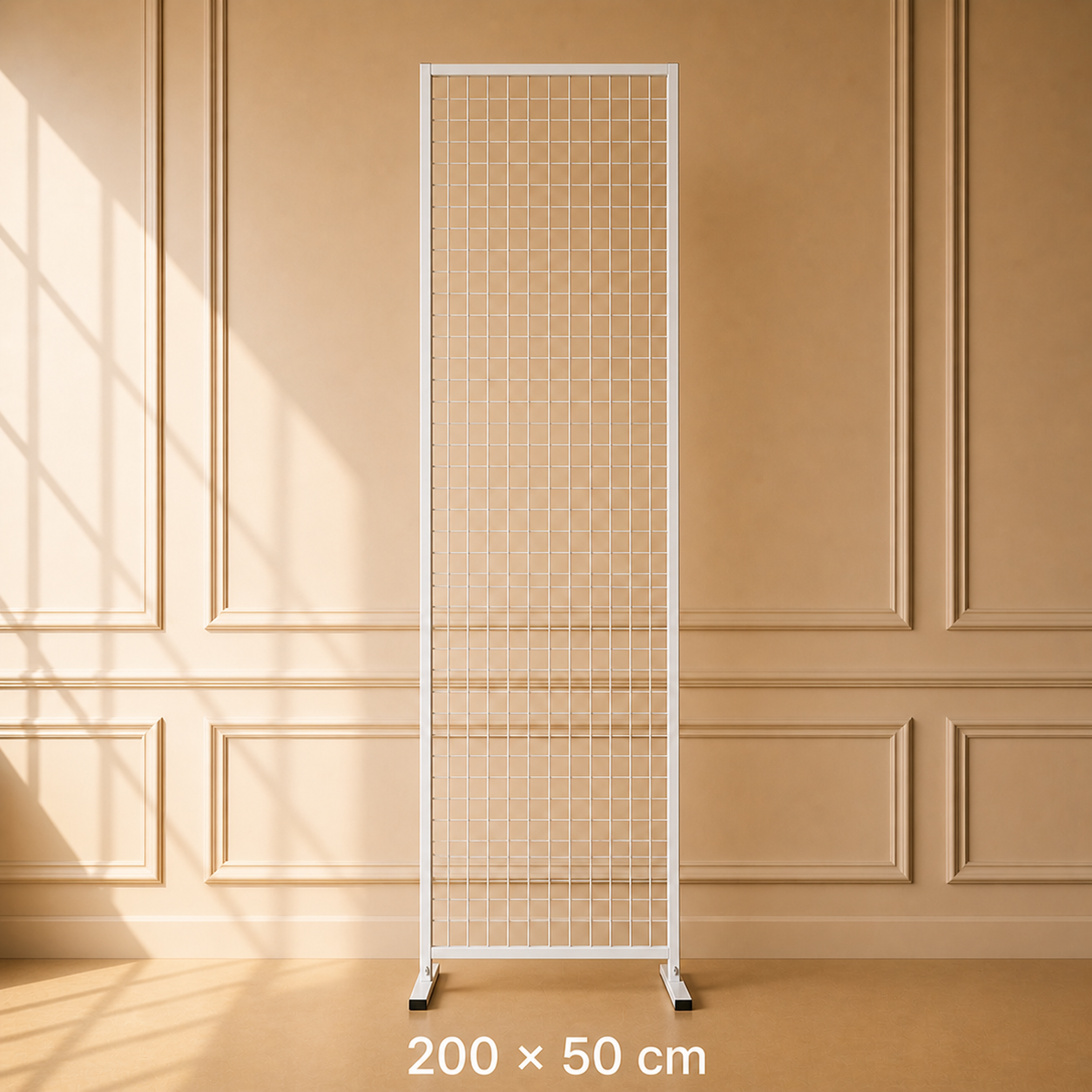 Location - Support mur de fleurs Rectangulaire 200cm x 50cm Blanc