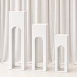 Location - Colonnes romaines blanches par 3 [COLROX3]