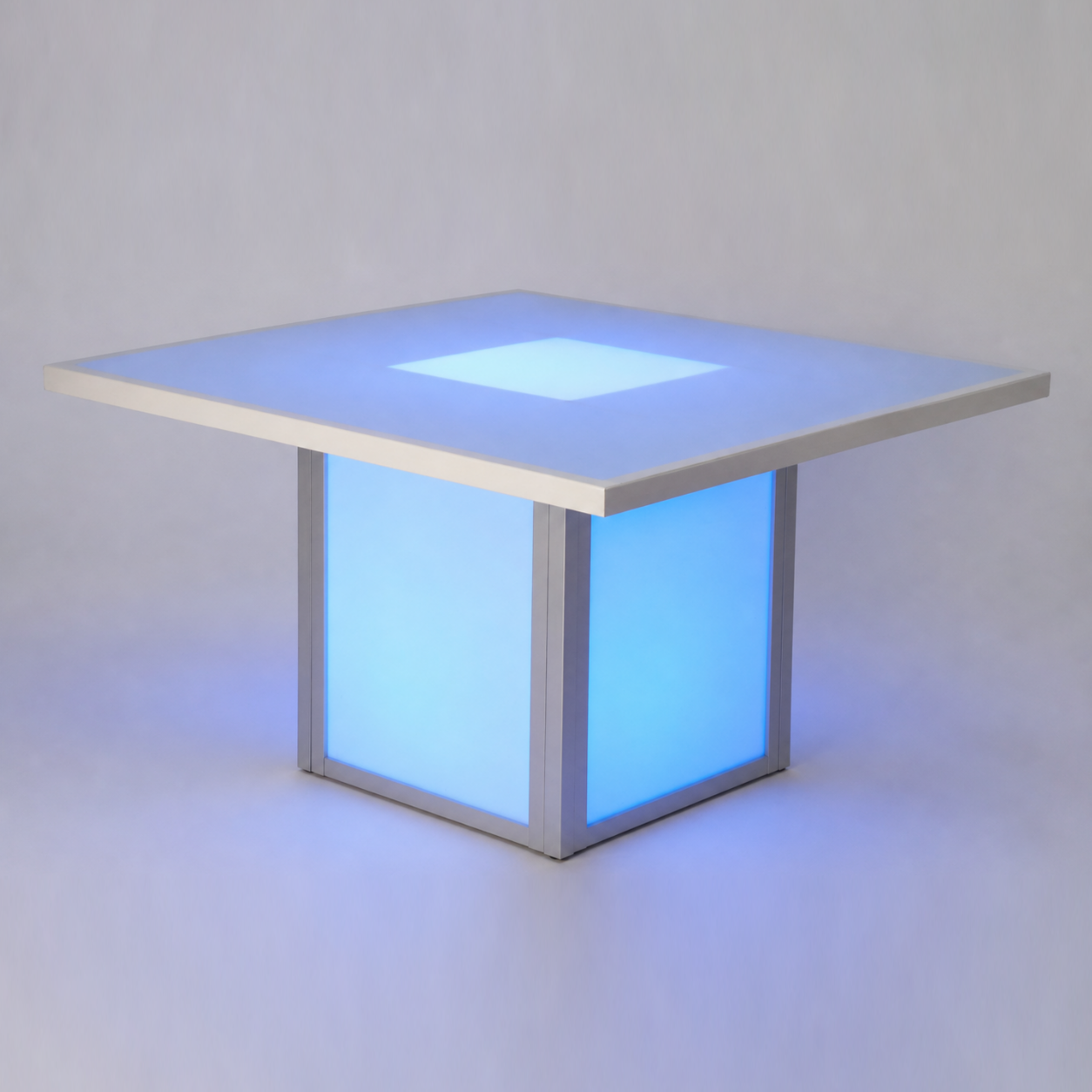 Location - Table carrée Lumina Légendaire (LED) [TABCARLED150CM]