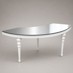 Location – Table d'honneur Ronde Miroir en S