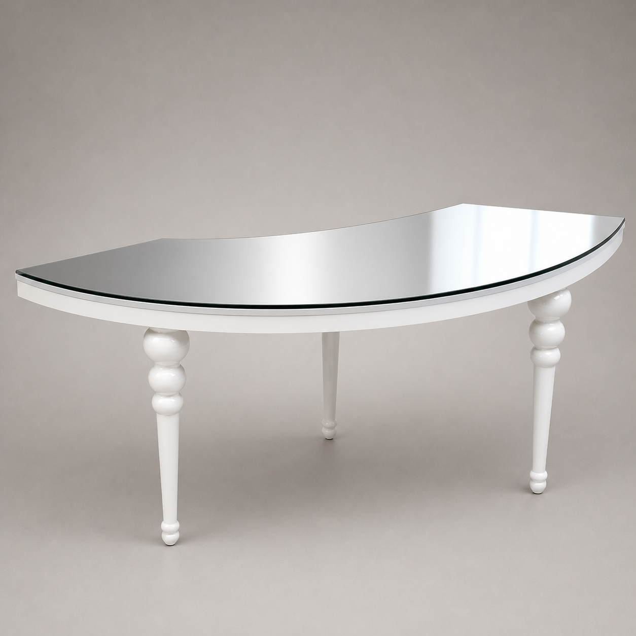 Location – Table d'honneur Ronde Miroir en S