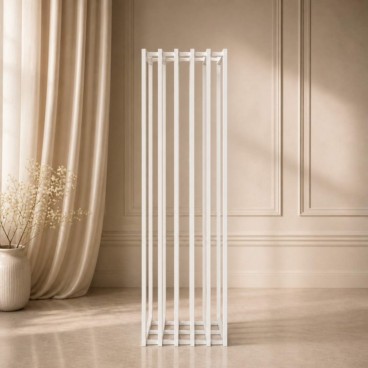 Location - Colonne Allée Blanc 100 cm [COALB100]