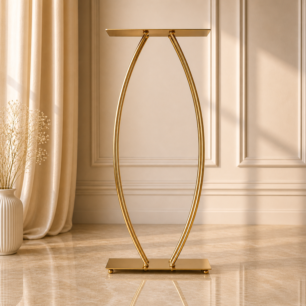 Location - Colonne Ovale Ovis Or Rose 90 cm [CTOVOR90]