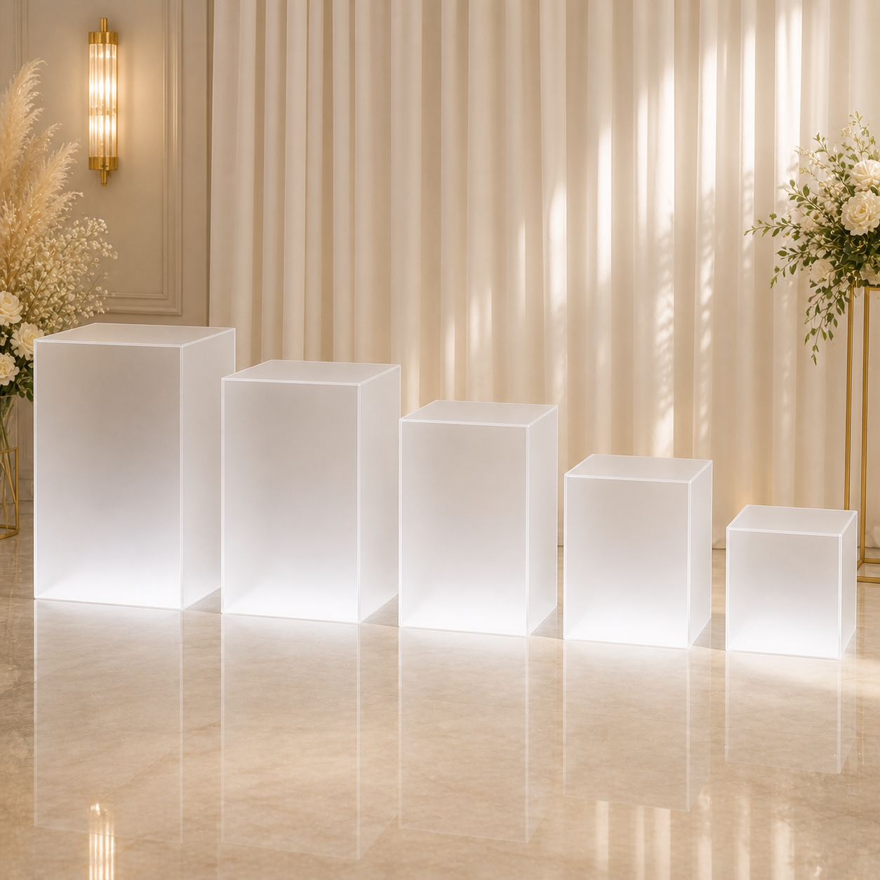 Location - Support pour buffet premium transparent - lot de 5