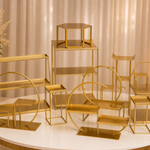 Location - Set présentoirs Doré Premium 11 pièces