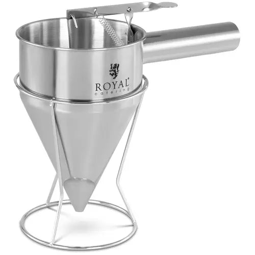 Location - Entonnoir à piston - 1,2L - Acier - Buse : 8 mm