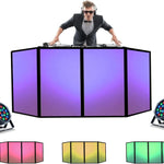 Location - Façade Dj white avec 2 projecteur par LED
