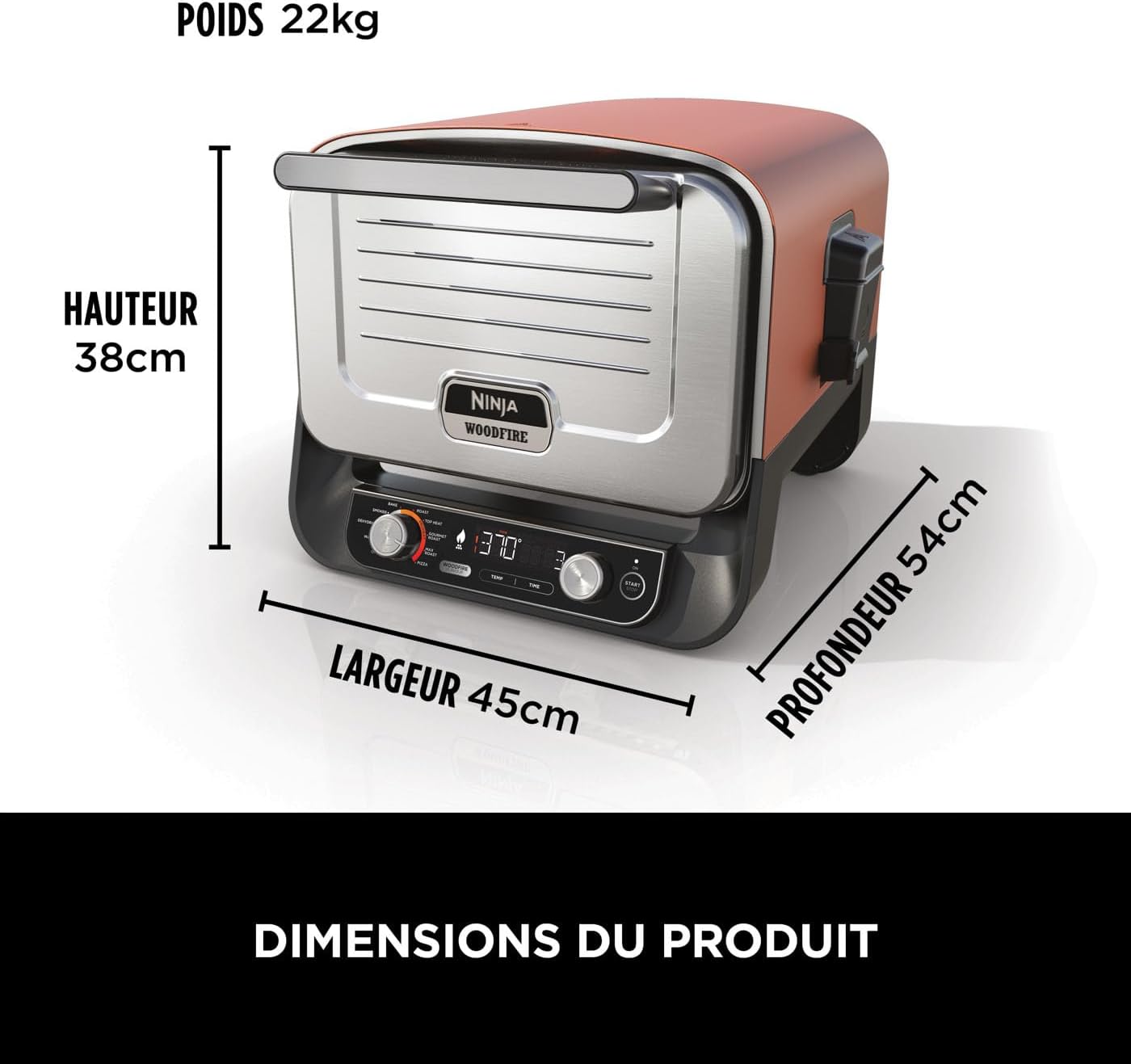 Location - Four à pizza extérieur électrique 8-en-1 - Ninja Woodfire